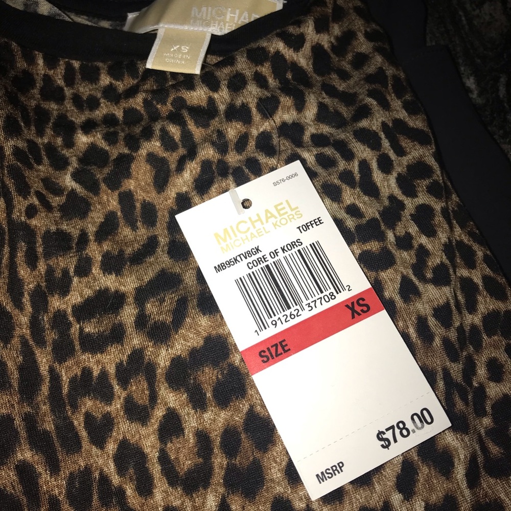 Leopard print Michael Kors top
